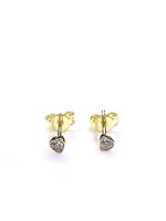 Orecchini Stocco Gioielli Donna in Oro giallo Zircone ORS 118 - ORS 118